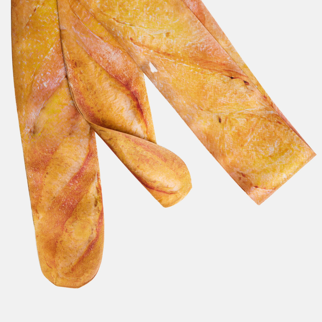 Silk Tie Scrunchie in Baguette