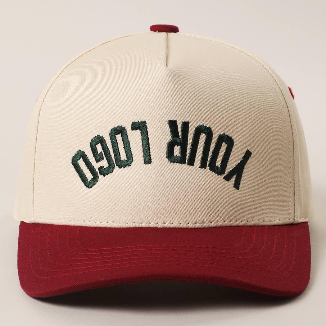 Custom Two-Tone Trucker Embroidered Hat - UPSIDE DOWN STATE