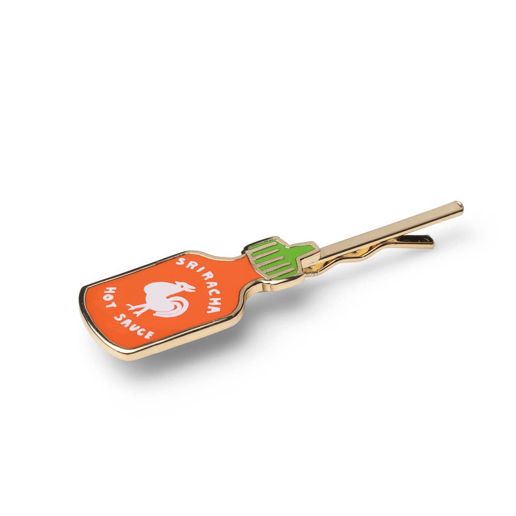 Sriracha Hairpin | Hot Sauce Gold Hair Accessory