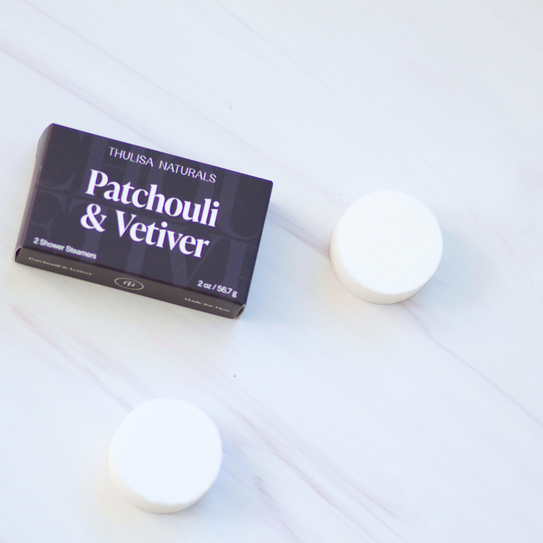 Patchouli & Vetiver Shower Steamers – Men’s Aromatherapy