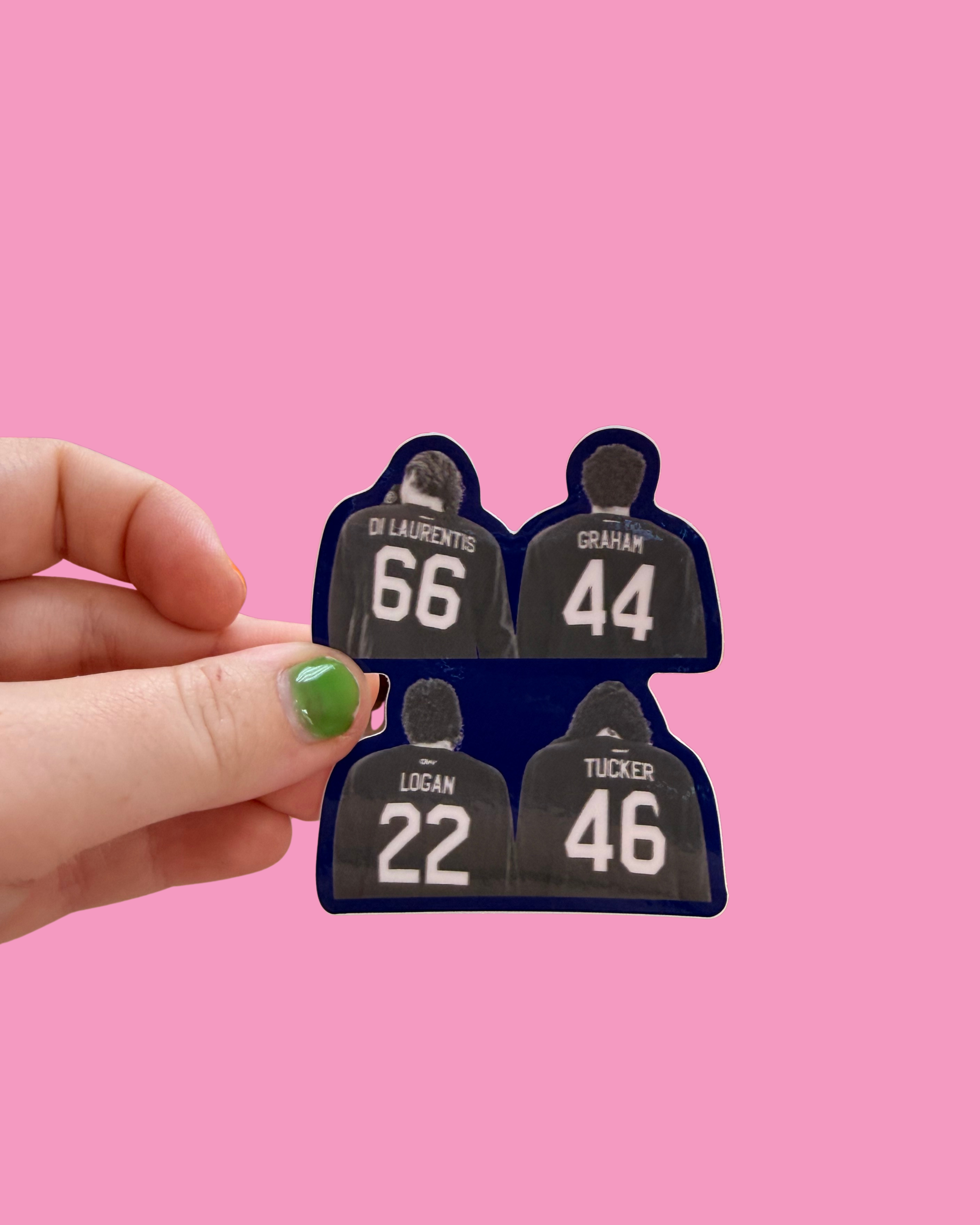 Off Campus Four Jersey Sticker