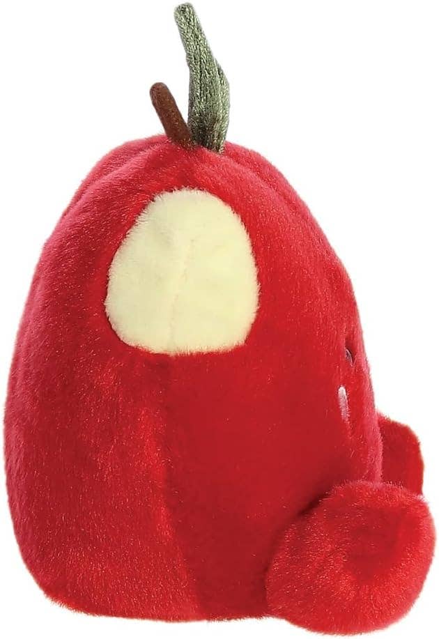 5" Plush Crisp Fall Red Apple Palm Pals