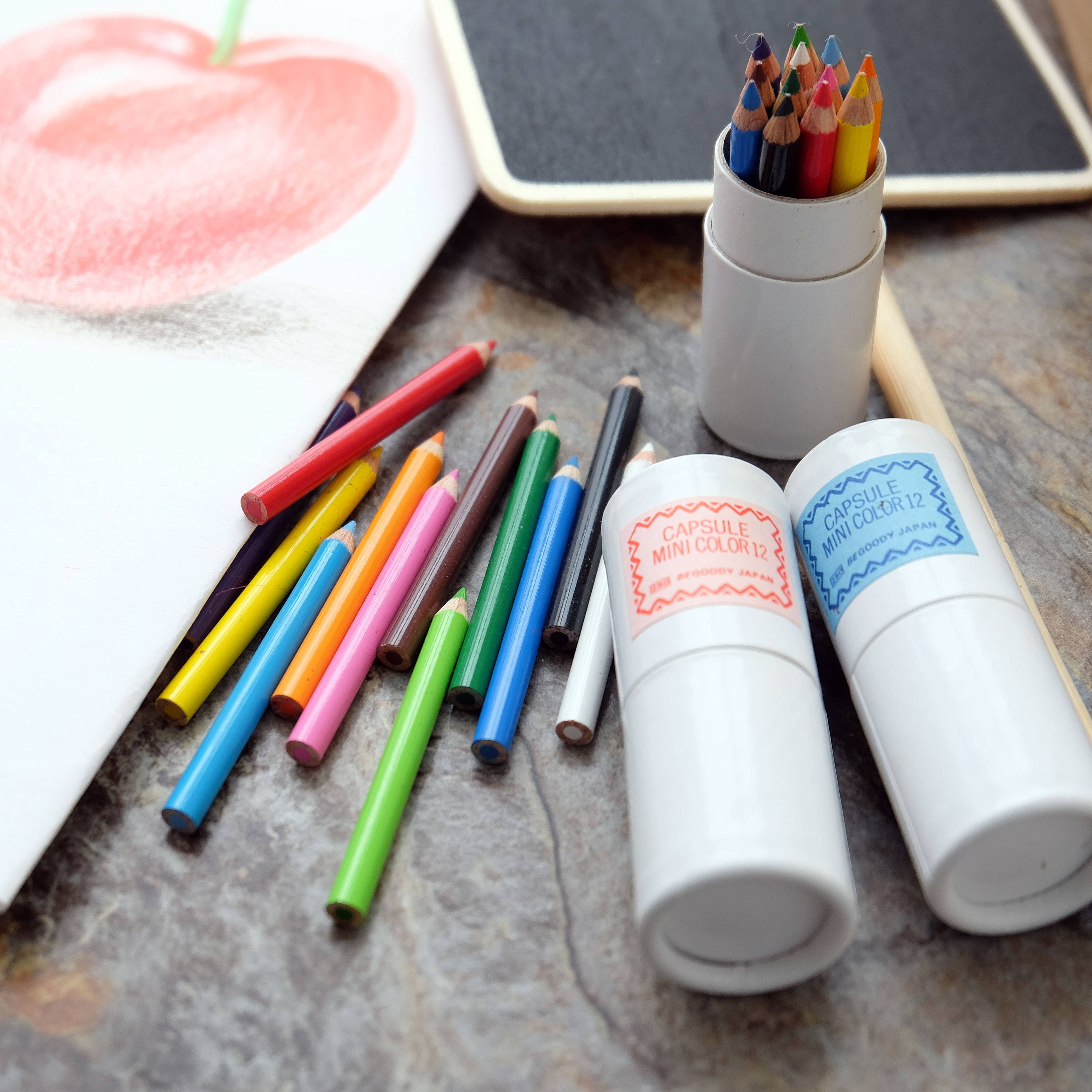 Mini Pencils in Mini Paper Tube