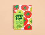 Tomato Letterpress A5 Spiral Notebook