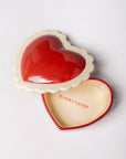 Ceramic Trinket Box, Heart
