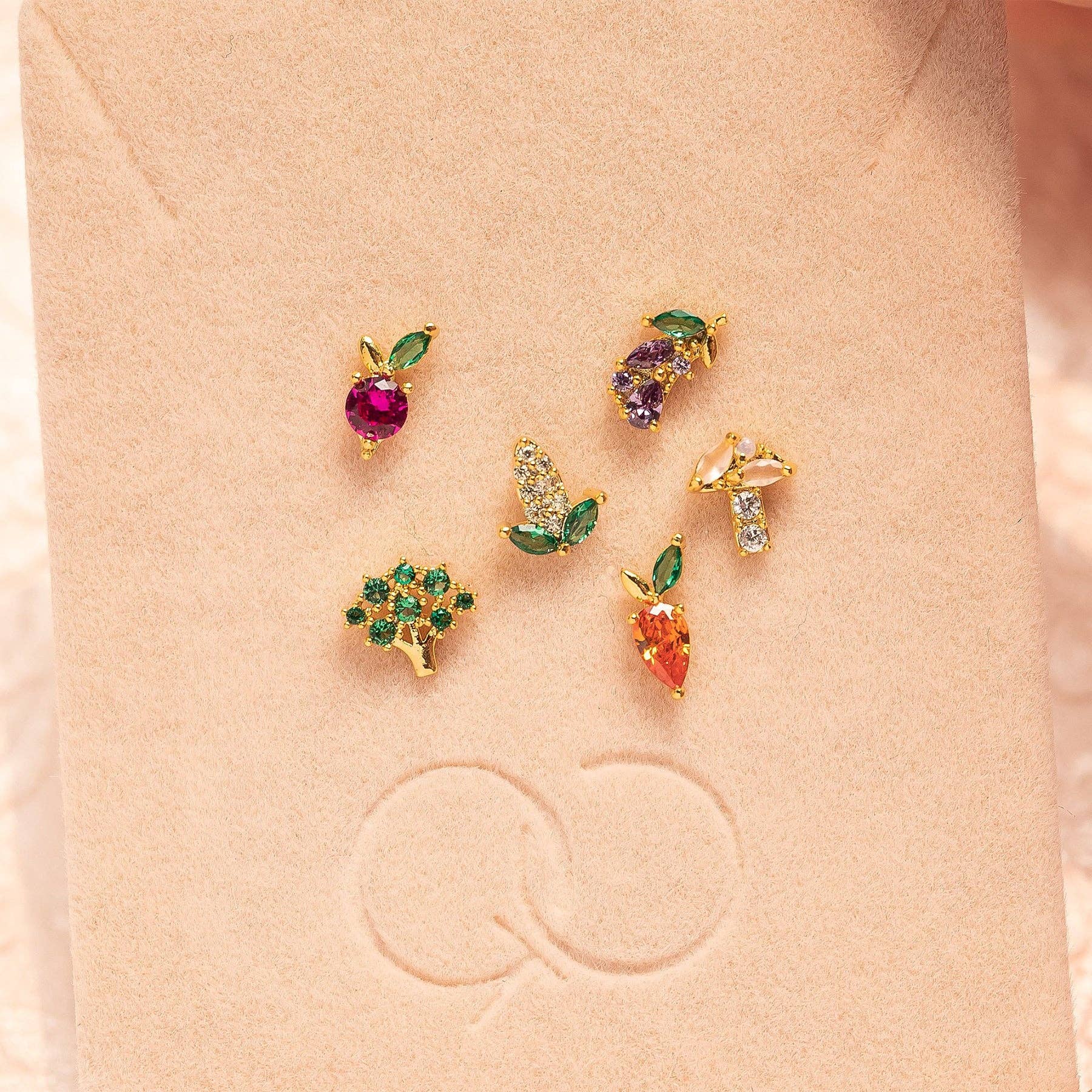 Farmers Market Veggie Stud Set
