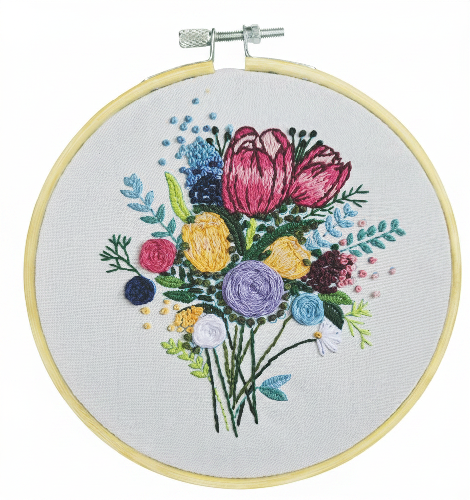DIY Embroidery Garden Kits