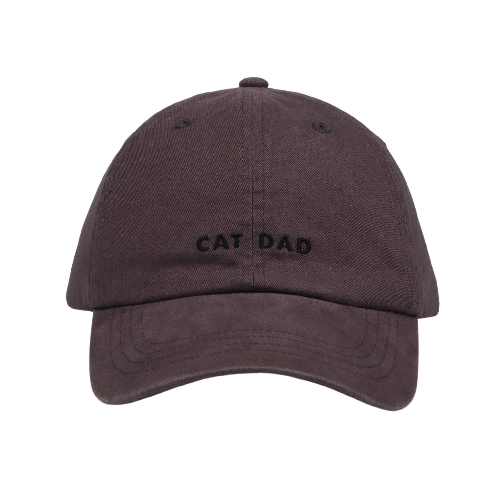 Cat Dad Hat | Embroidered Cat Dad Baseball Cap | Gift for Cat Lovers | HatPhile