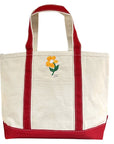 Deerest Darlin' Big Canvas Tote Bag Vintage Inspired