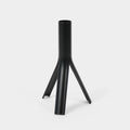 Rocket Taper Candle Holder by Lex Pott - 6.5"H, Black, steel