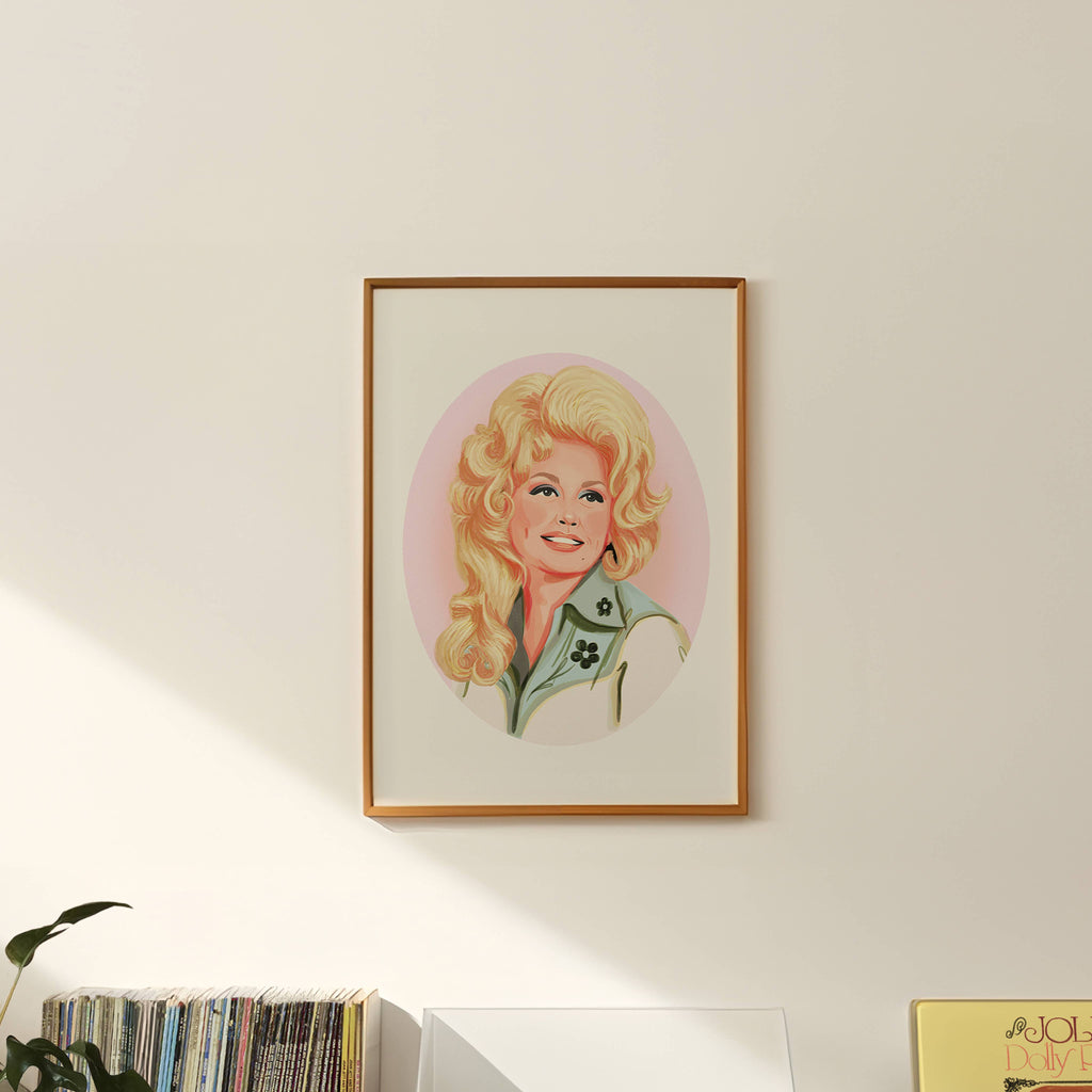 Dolly Parton Portrait Art Print