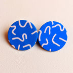 Polymer Clay Earrings w/ FRESH PEAR