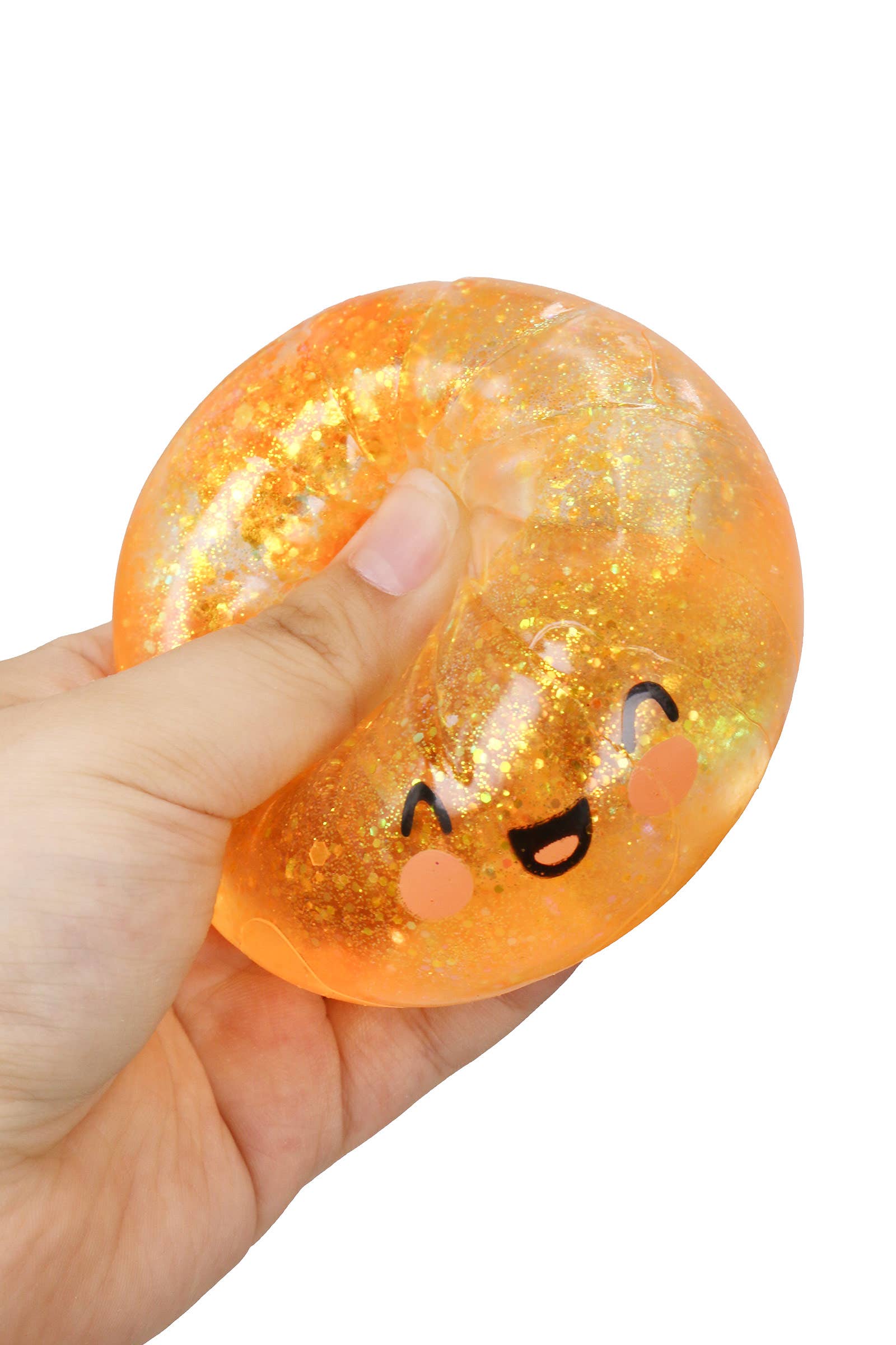 Iridescent Glitter Maltose Putty Bao Bun Dumpling Squishy