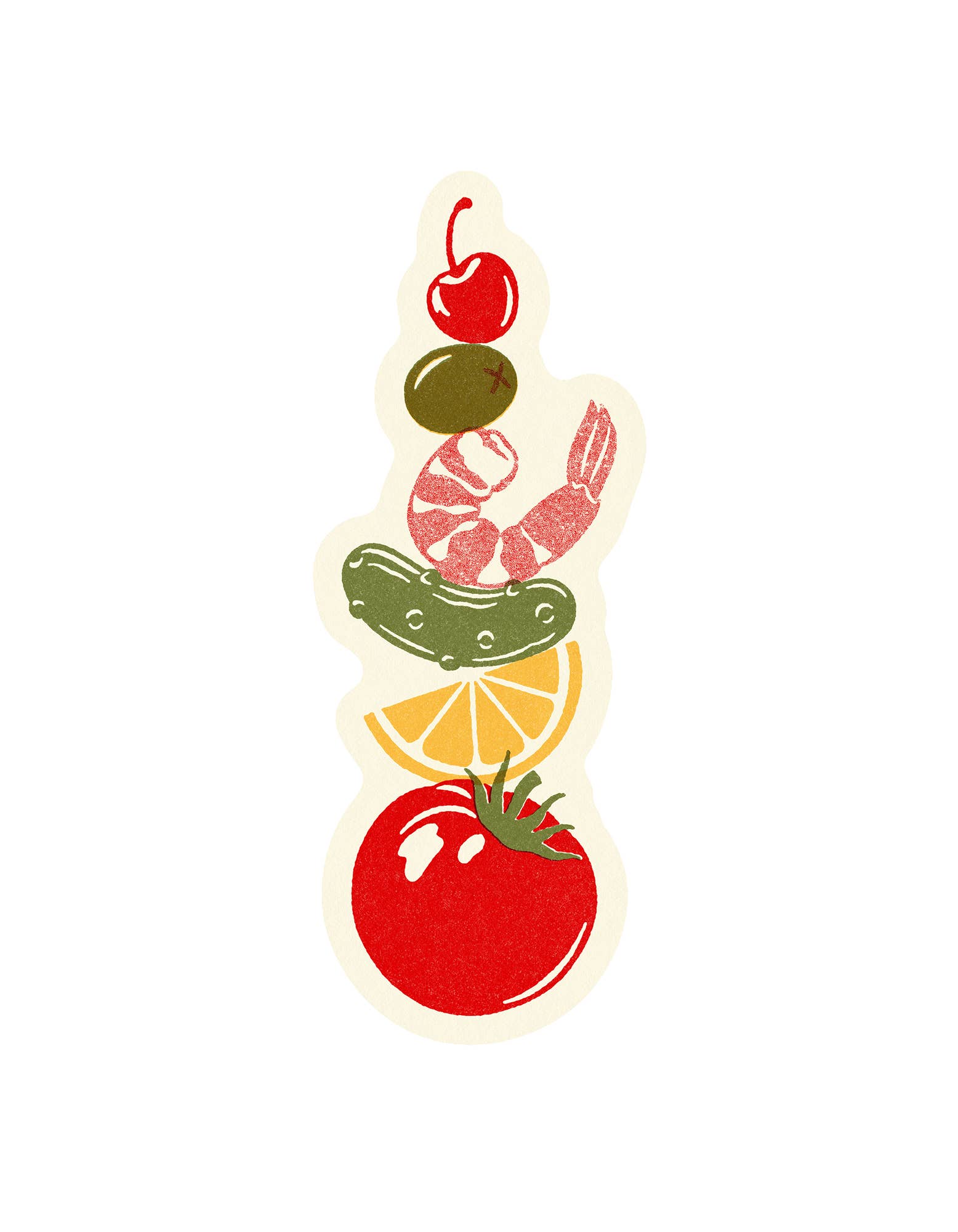 Food Stack Sticker