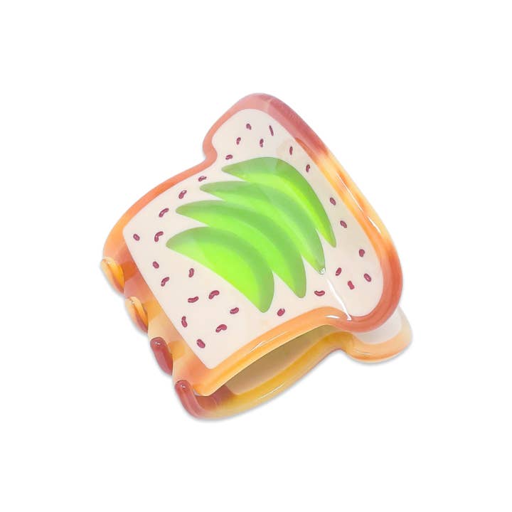 Mini Avocado Toast Hair Claw