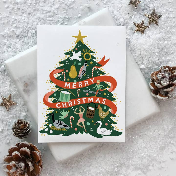 Twelve Days Tree Card
