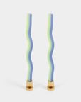 Wiggle Candles - Lav. & Green (2 Pack) - 11" Vibrant Tapers