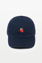 Strawberry Embroidery Cotton Baseball Cap