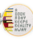 Books Mini Cross Stitch Embroidery