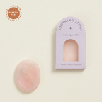 Rose Quartz Soothing Stone - Plastic Free Packaging!