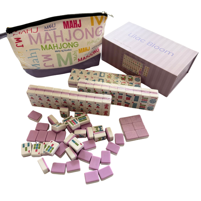 Mahjong Studios – American Mahjong Tile Set Lilac Bloom