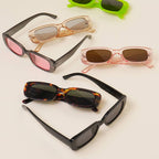 Rectangle Acetate Fashion Assorted Sunglasses