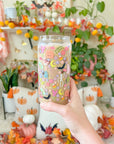 20oz Colorful Halloween Glass