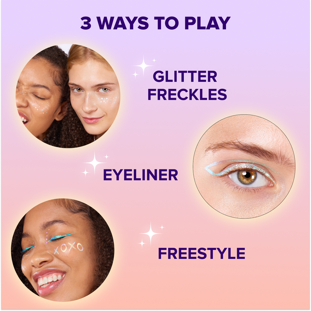 KiraKira | LIT-Gold | Glitter Freckles | Glitter Eyeliner