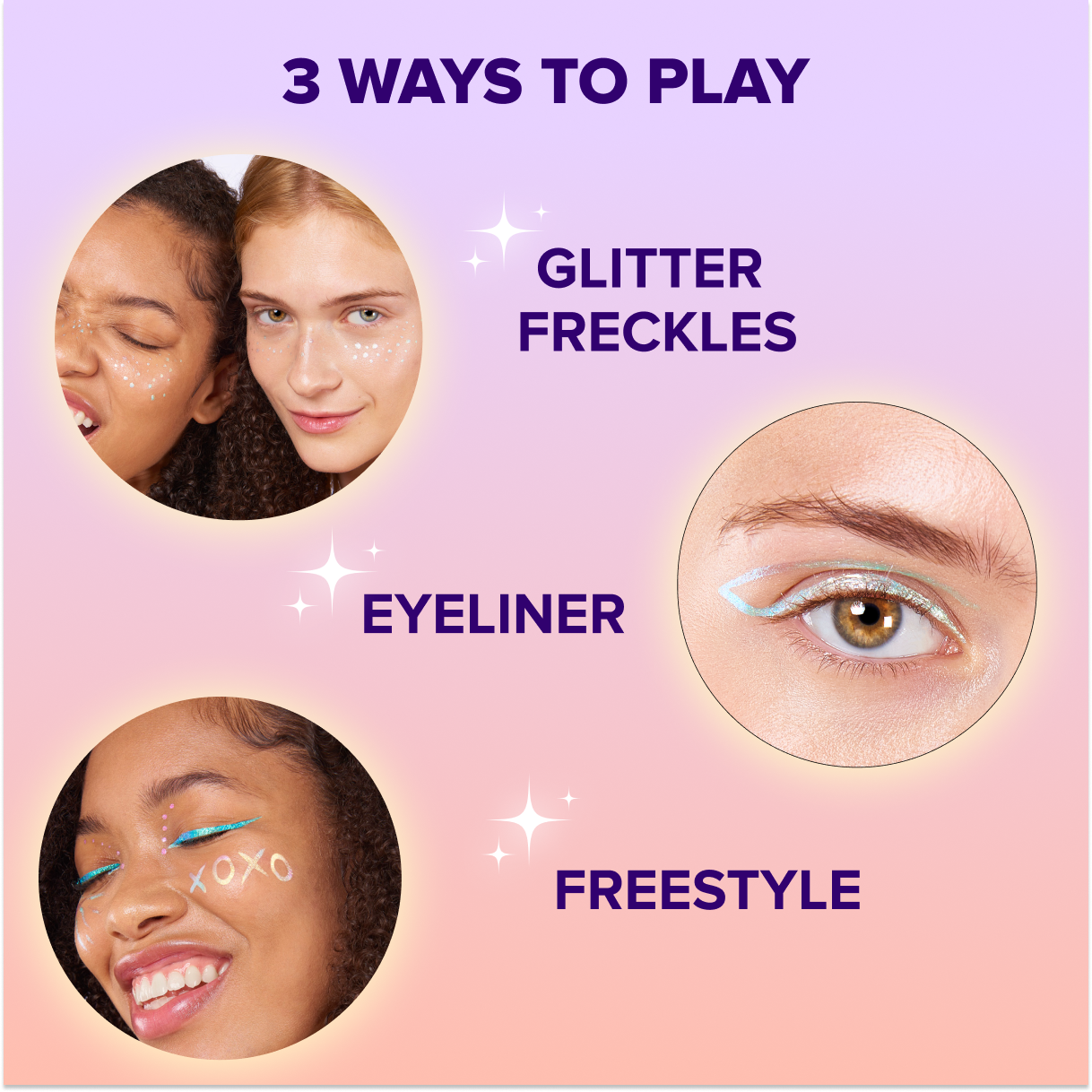 KiraKira | LIT-Gold | Glitter Freckles | Glitter Eyeliner