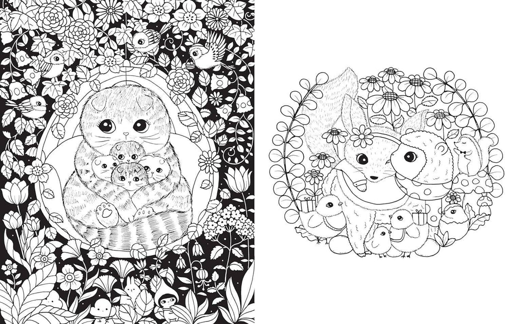 A Million Baby Animals Coloring Book