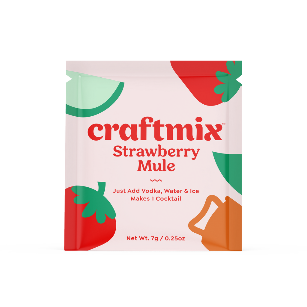Strawberry Mule Cocktail/Mocktail Mixer Packet