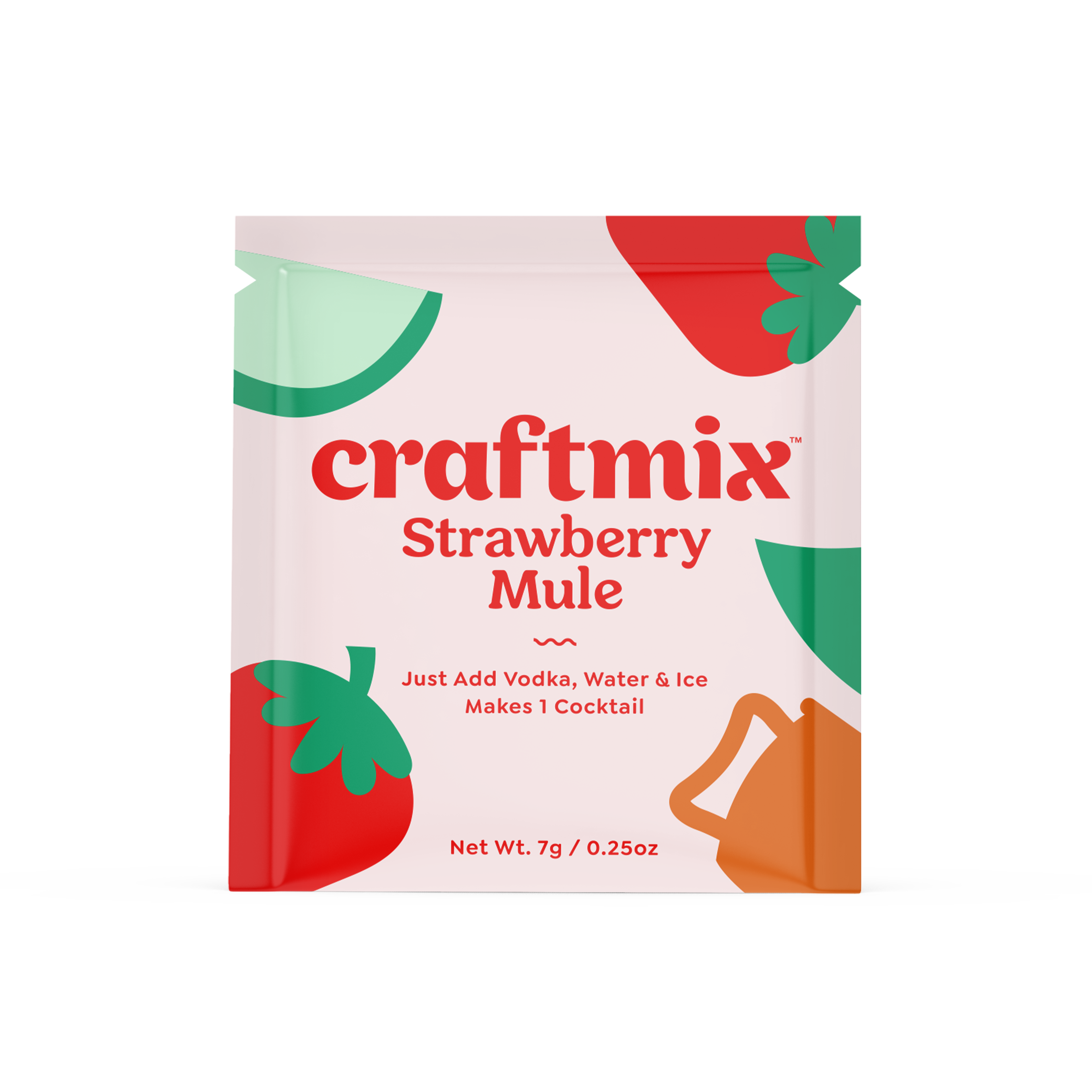 Strawberry Mule Cocktail/Mocktail Mixer Packet