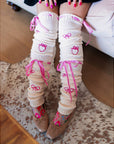 Balletcore Ribbon Legwarmers