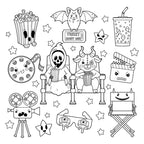 Creepy Cute Goth Coloring Book