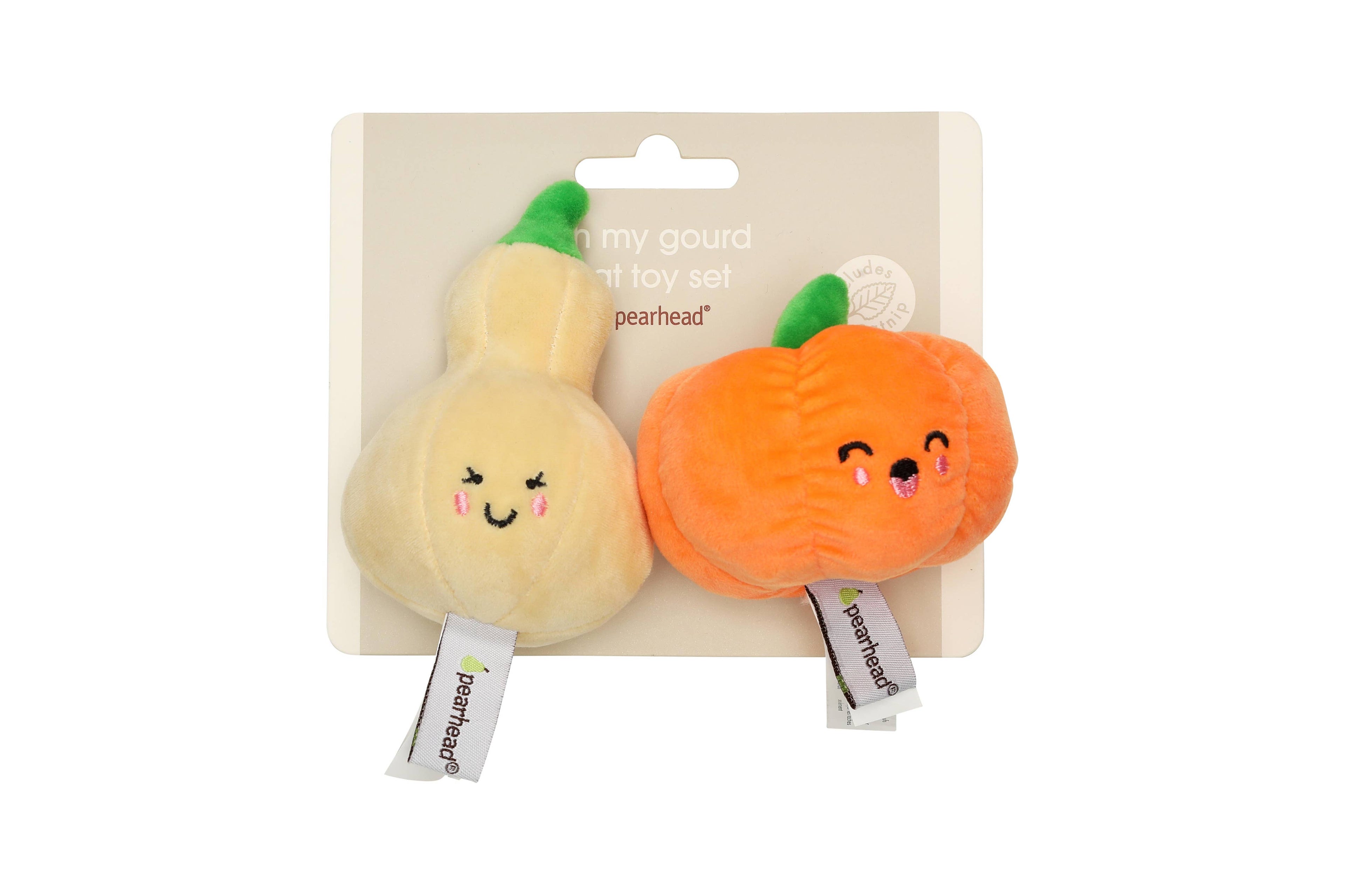 Gourds Fall Cat Toys, Set of 2