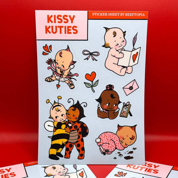 Kissy Kuties Kewpie Sticker Sheet