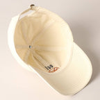 OUI Croissant Embroidered Baseball Cap