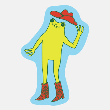 Yeehaw Froggy Sticker