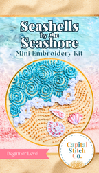 Intro to Embroidery: Seashells by the Seashore