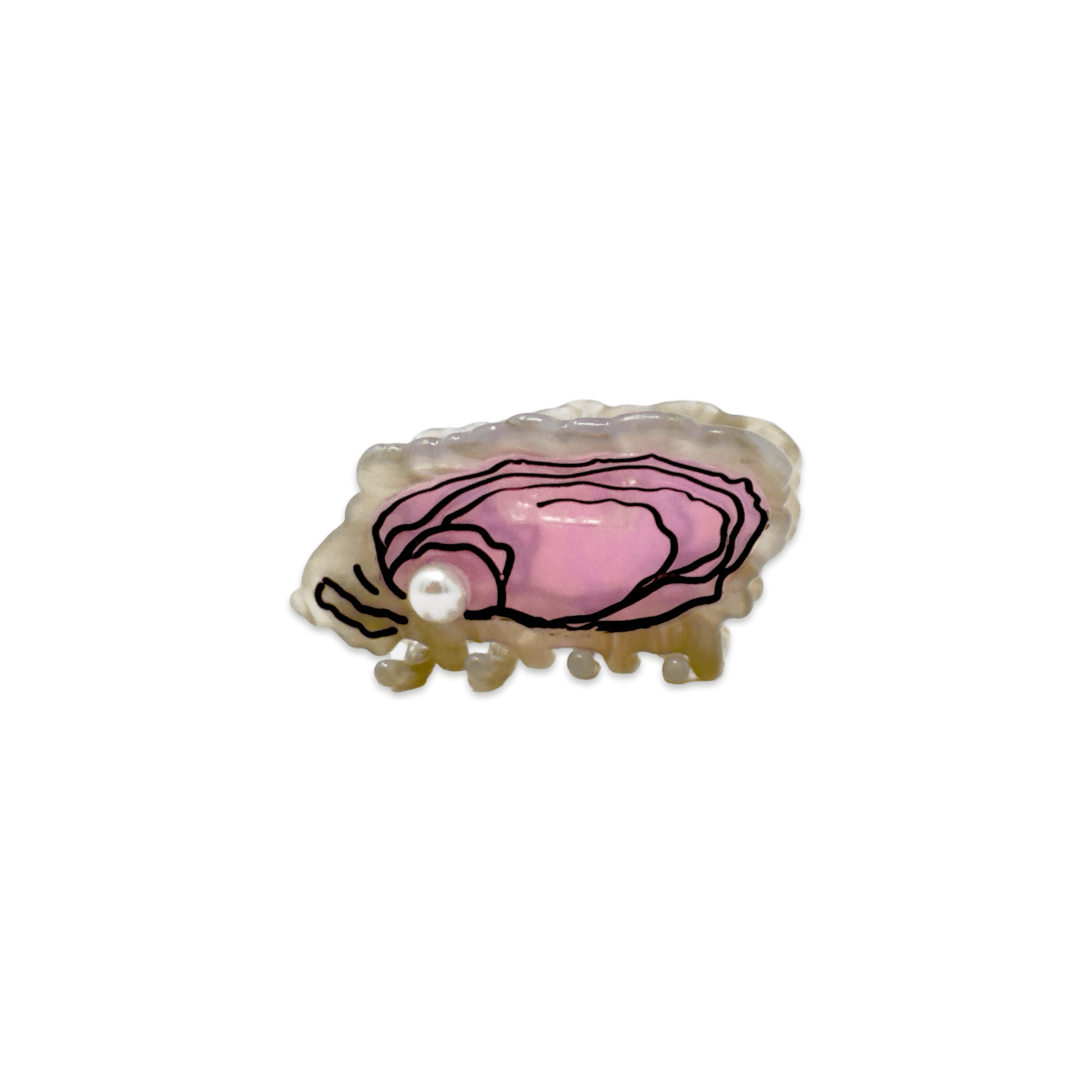 Mini Oyster Hair Claw Clip