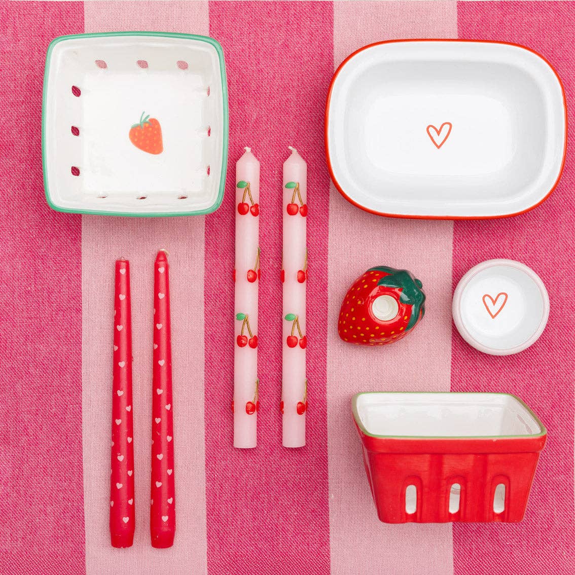 Strawberry Ceramic Punnet - 15cm | Mothers Day Gifts |