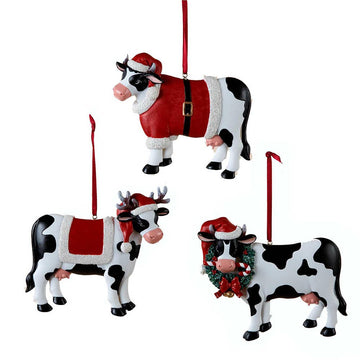 Christmas Cow Ornament