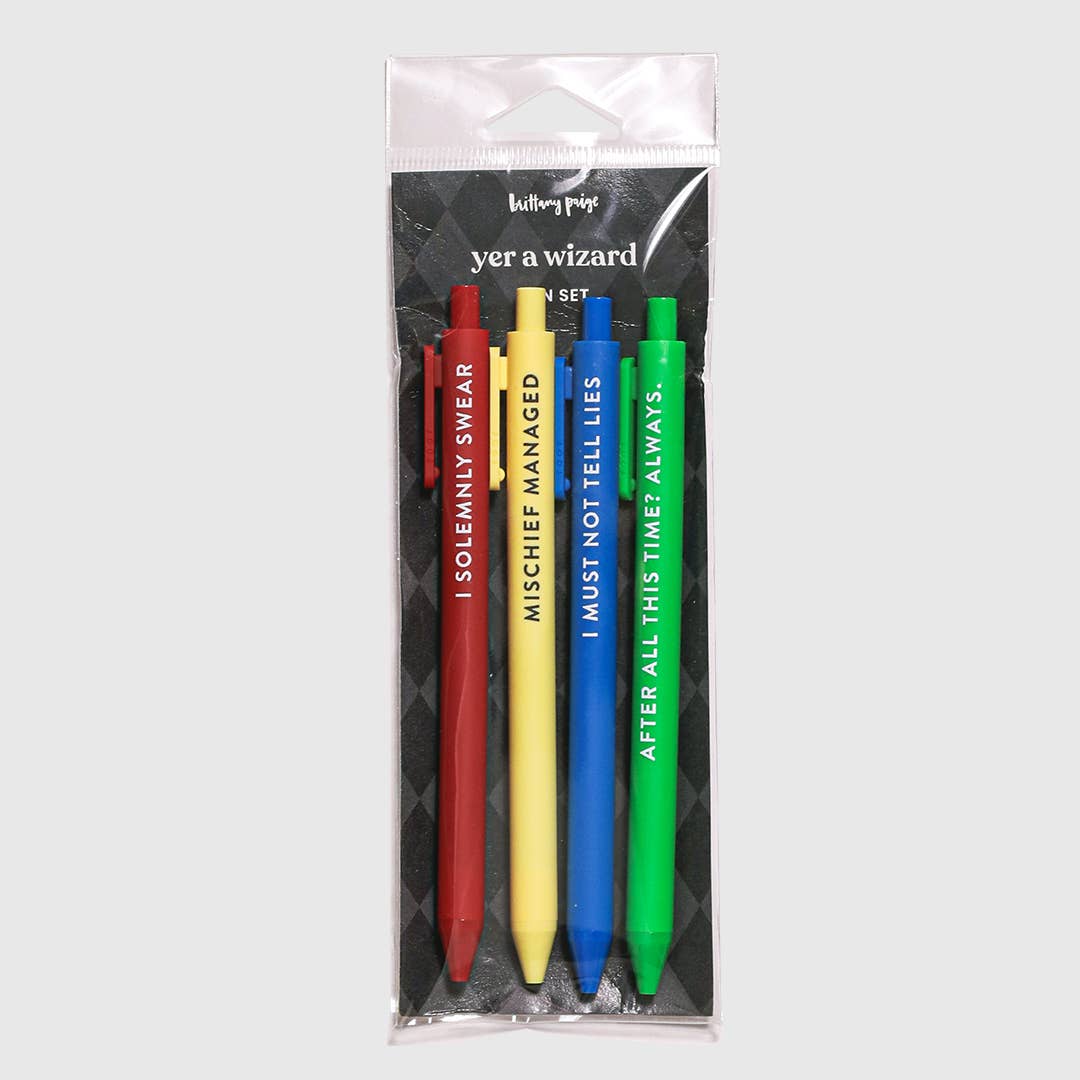 Yer a Wizard Jotter Pen Set