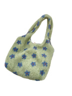 Cosbai - Plush Flower Shoulder Bag