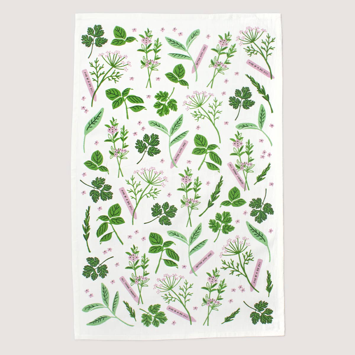 Herbs Tea Towel