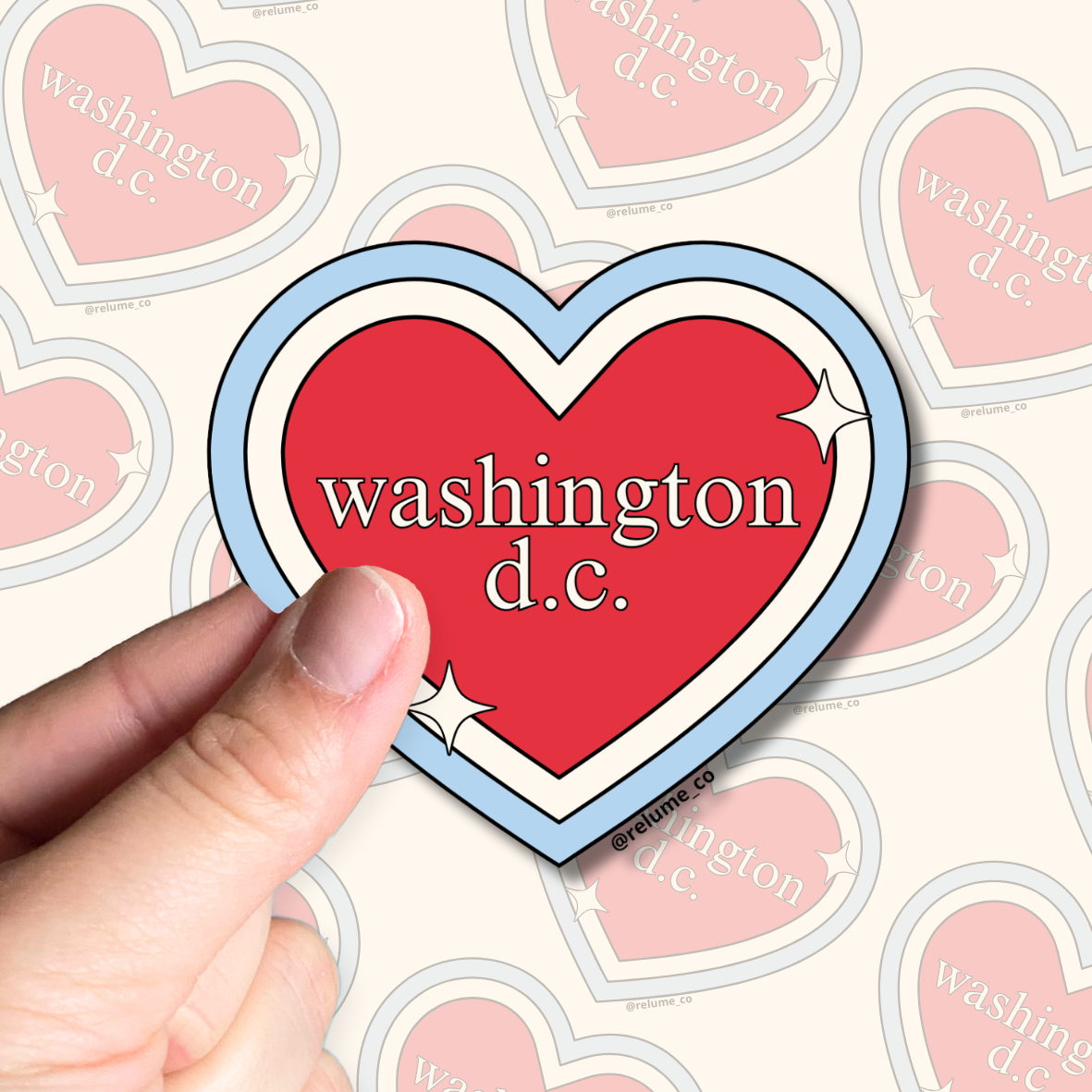 Relume Heart Stickers