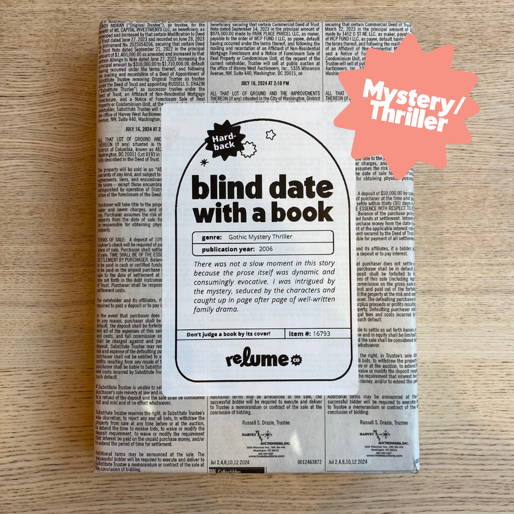 Blind Date With a Book - Mystery / Thriller