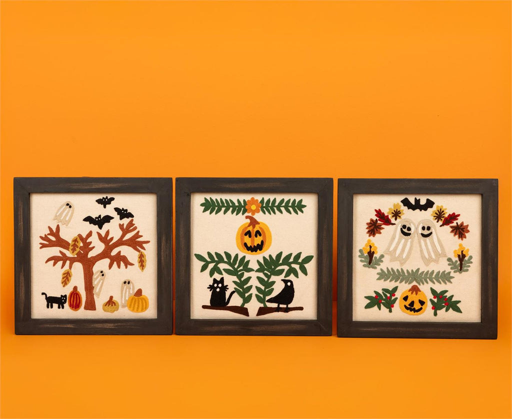 Framed Embroidery - Spooktacular