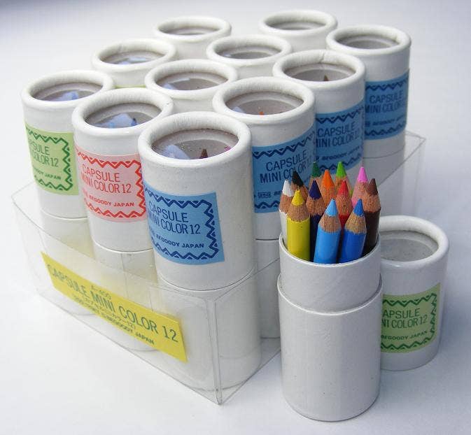 Mini Pencils in Mini Paper Tube