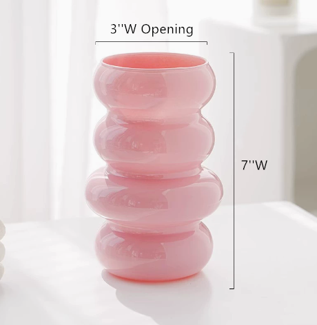 Glass Bubble Floral Vase